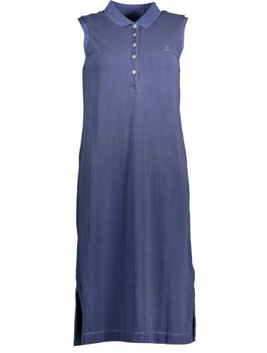 GANT SHORT DRESS WOMAN BLUE