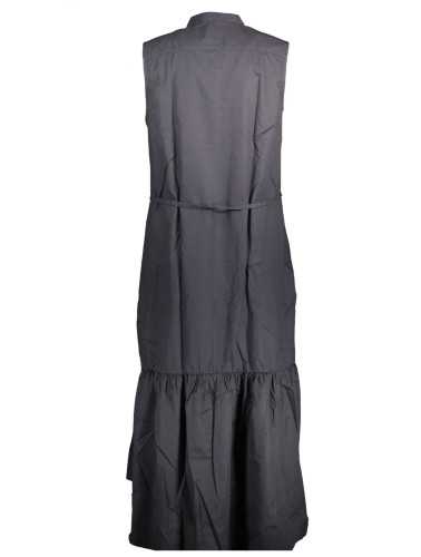 GANT LONG DRESS WOMAN BLACK