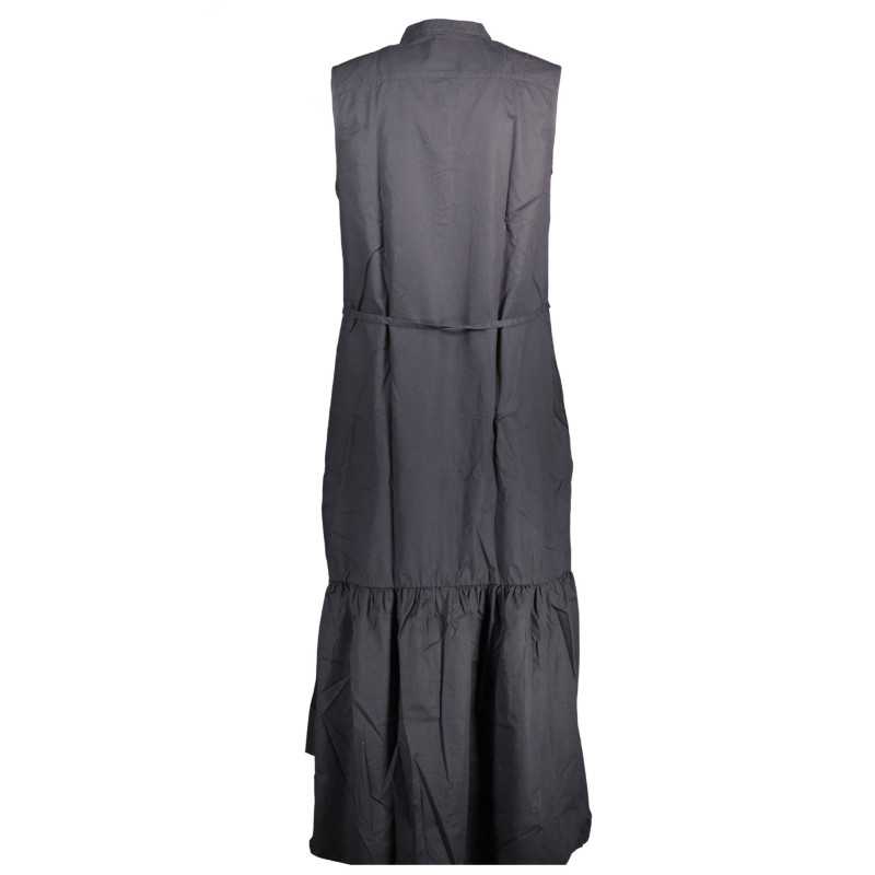 GANT LONG DRESS WOMAN BLACK