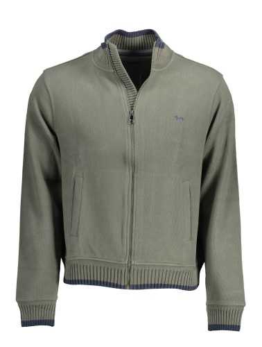 HARMONT & BLAINE SWEATSHIRT WITH ZIP MAN GREEN