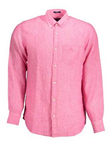 GANT CAMICIA MANICHE LUNGHE UOMO ROSA