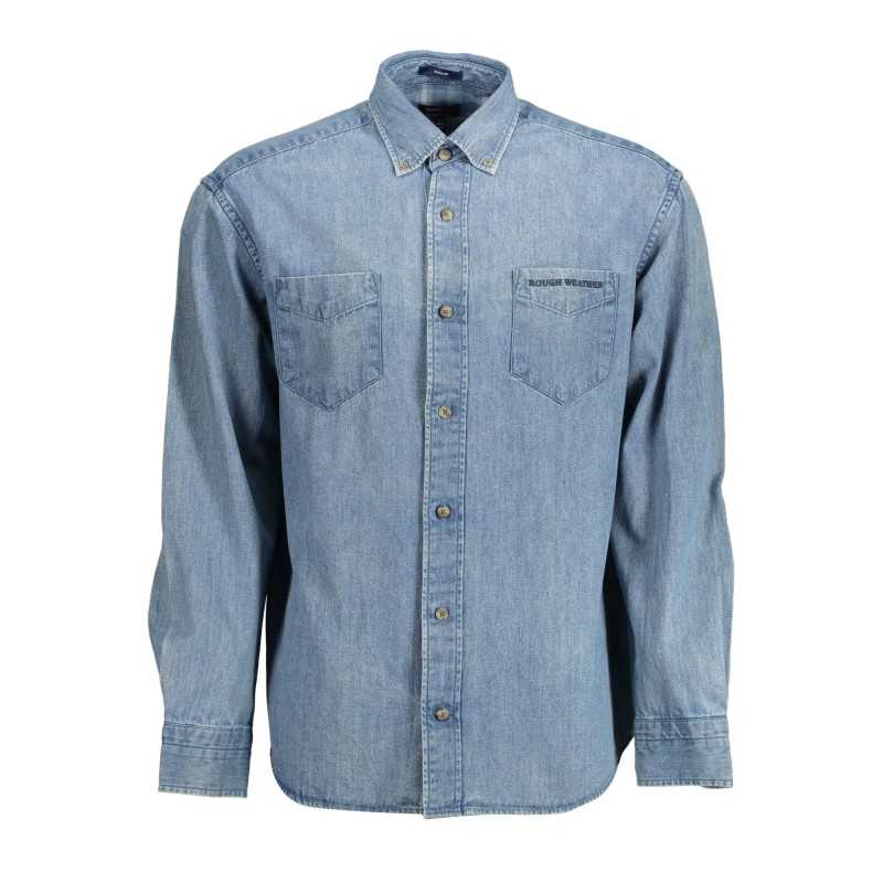 GANT CAMICIA MANICHE LUNGHE UOMO AZZURRO