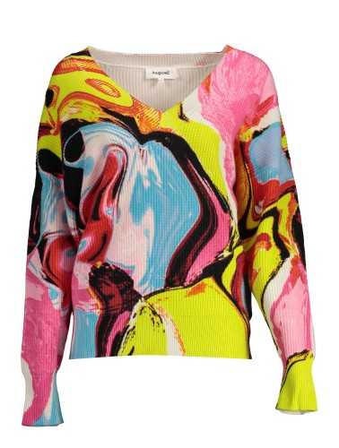 DESIGUAL PINK WOMAN SWEATER