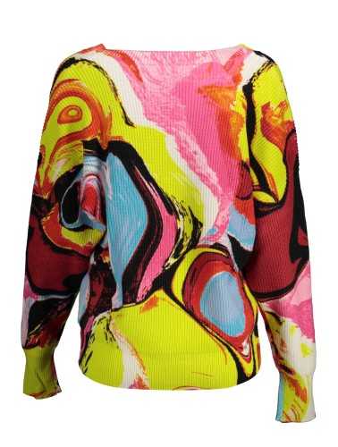 DESIGUAL PINK WOMAN SWEATER