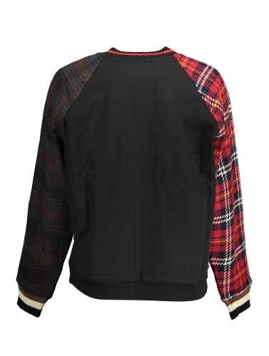 DESIGUAL SWEATSHIRT WITHOUT ZIP WOMAN BLACK