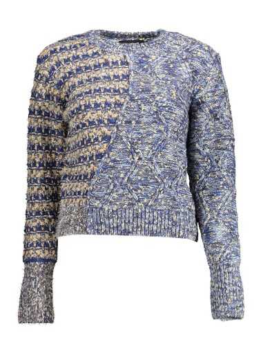 DESIGUAL WOMEN'S BLUE SWEATER