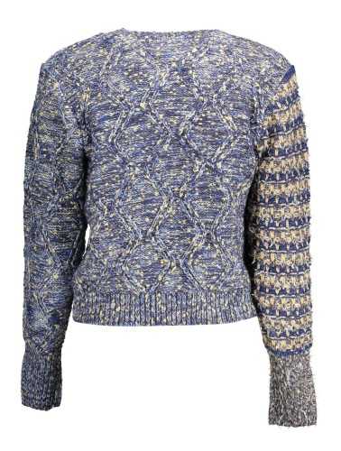 DESIGUAL WOMEN'S BLUE SWEATER