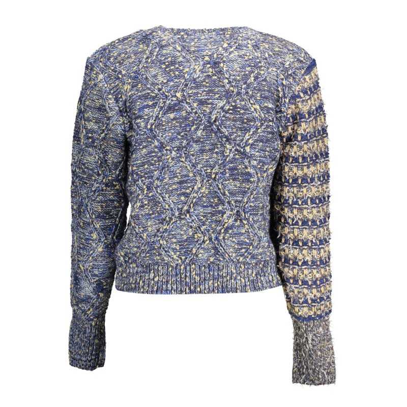 DESIGUAL WOMEN'S BLUE SWEATER