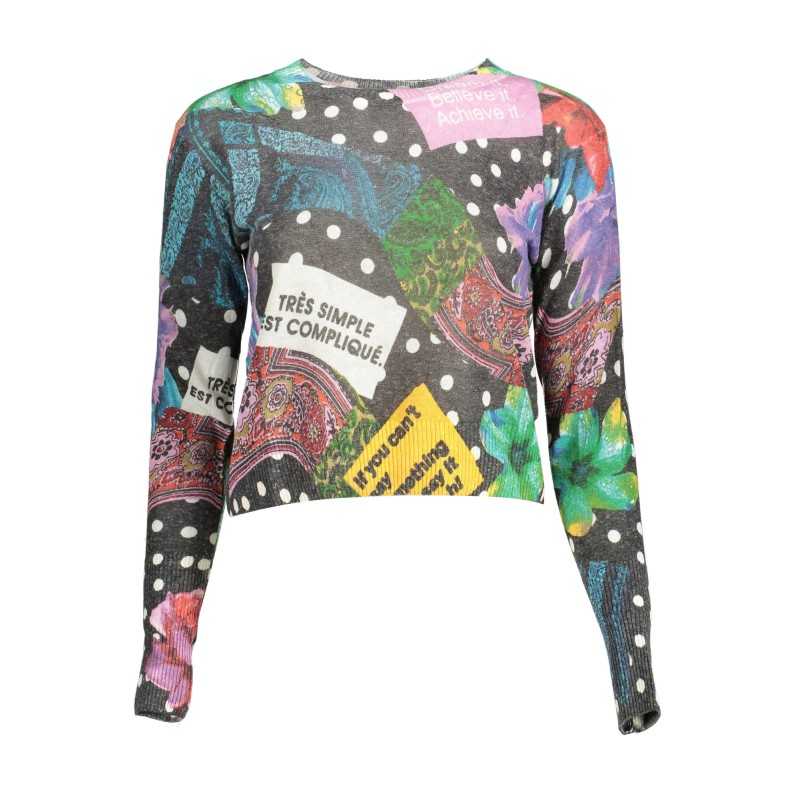 DESIGUAL SWEATER WOMAN BLACK