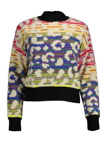 DESIGUAL WOMEN'S BLUE SWEATER