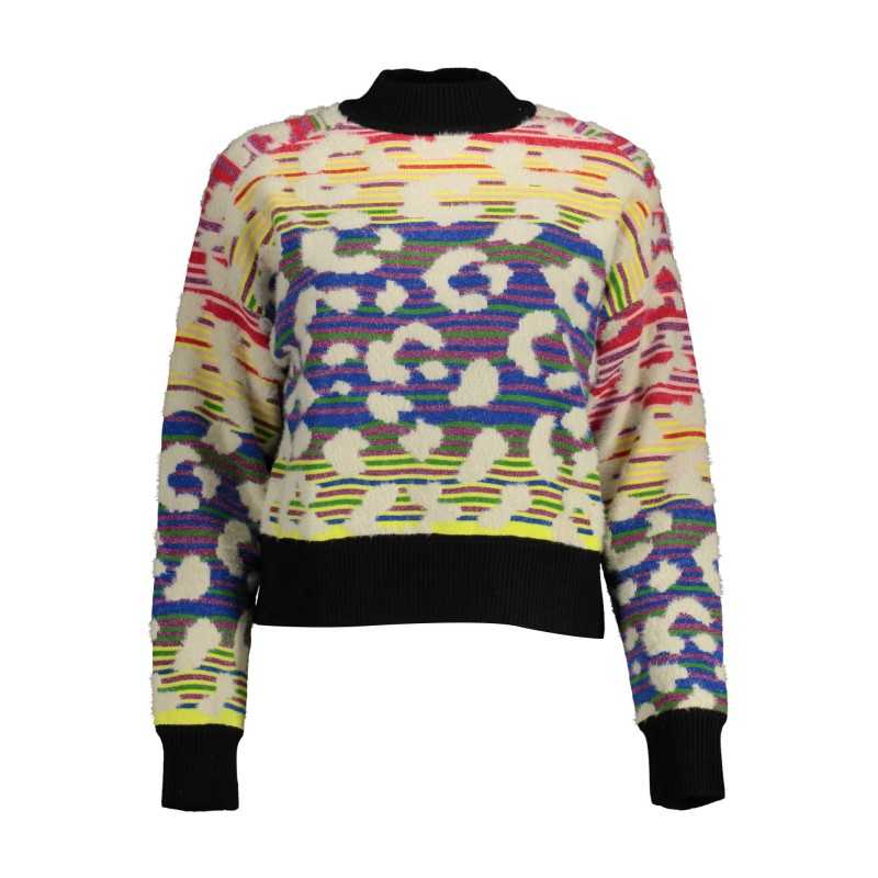 DESIGUAL WOMEN'S BLUE SWEATER