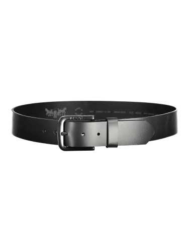 LEVI'S BLACK MEN'S LEATHER BELT