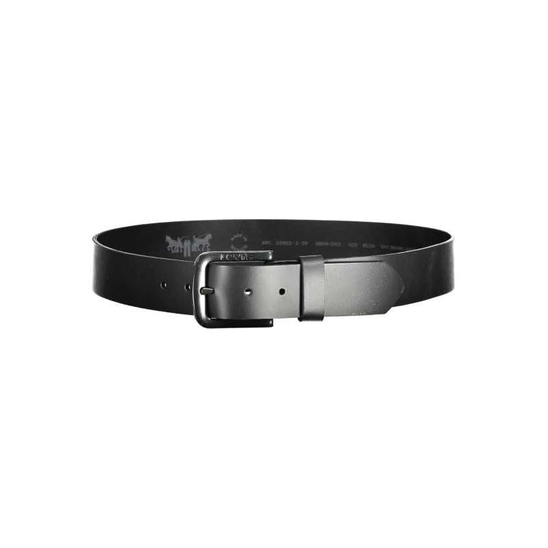 LEVI'S BLACK MEN'S LEATHER BELT