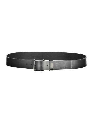 CALVIN KLEIN BLACK MEN'S LEATHER BELT