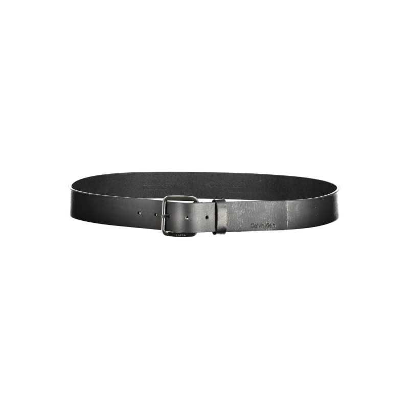 CALVIN KLEIN BLACK MEN'S LEATHER BELT