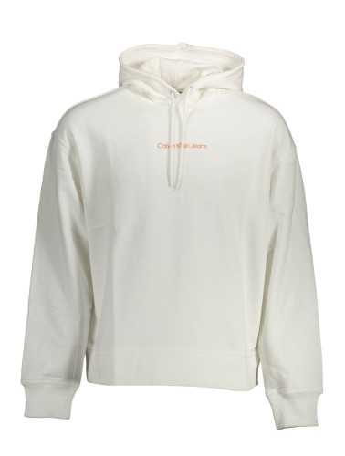 CALVIN KLEIN SWEATSHIRT WITHOUT ZIP MAN WHITE