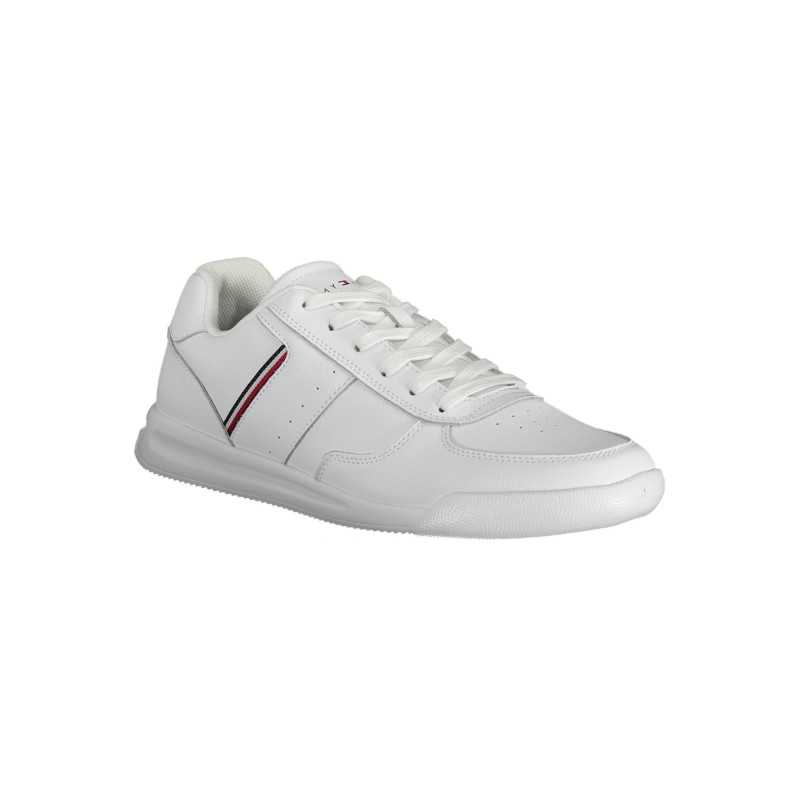 TOMMY HILFIGER WHITE MEN'S SPORTS SHOES