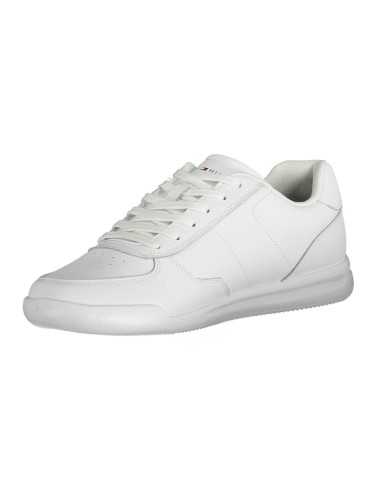 TOMMY HILFIGER WHITE MEN'S SPORTS SHOES