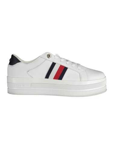 TOMMY HILFIGER WOMEN'S WHITE SPORTS SHOES