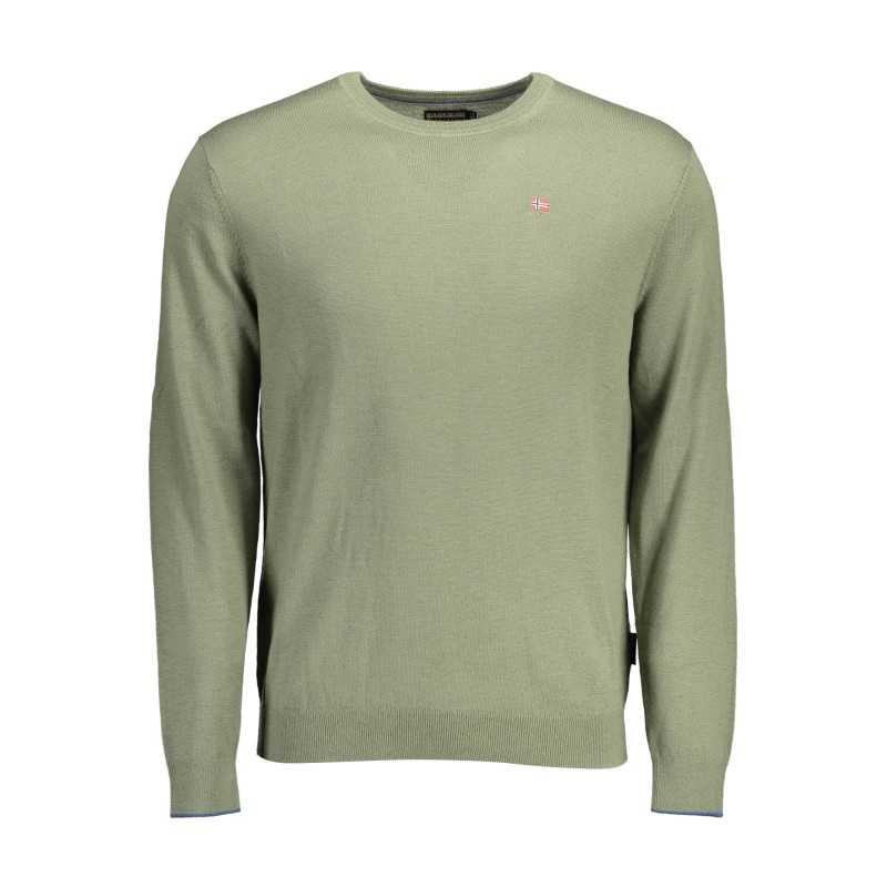 NAPAPIJRI MEN'S GREEN SWEATER