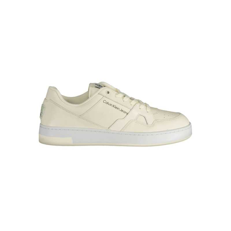 CALVIN KLEIN WHITE MEN'S SPORTS SHOES