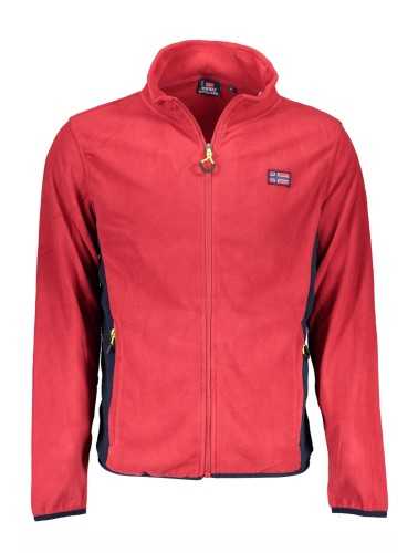 NORWAY 1963 SWEATSHIRT WITH ZIP MAN RED