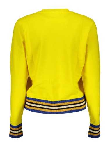 DESIGUAL WOMEN'S YELLOW SWEATER