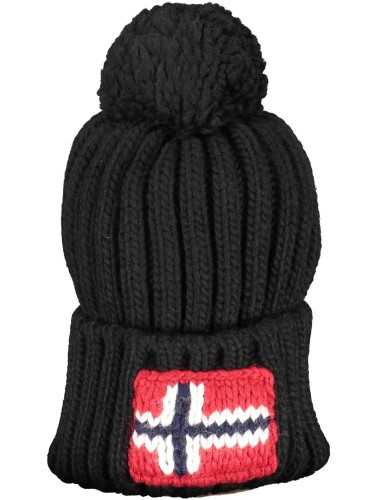 NAPAPIJRI BLACK MEN'S BEANIE