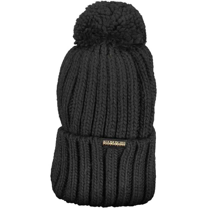 NAPAPIJRI BLACK MEN'S BEANIE