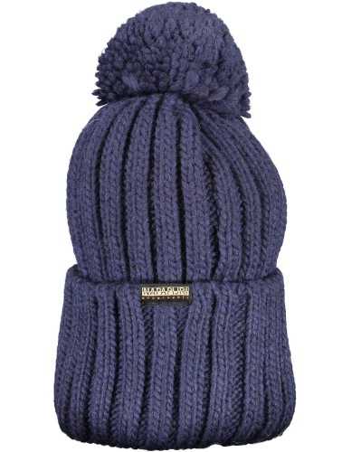 NAPAPIJRI MEN'S BLUE BEANIE