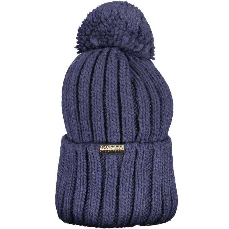 NAPAPIJRI MEN'S BLUE BEANIE