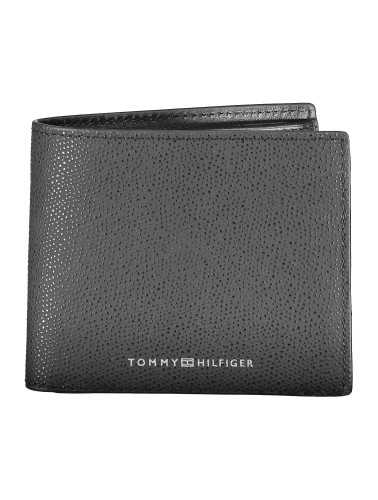 TOMMY HILFIGER BLACK MEN'S WALLET