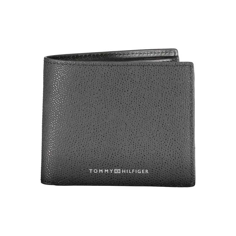 TOMMY HILFIGER BLACK MEN'S WALLET