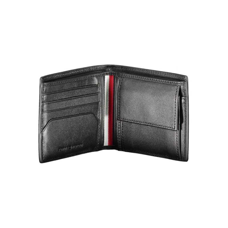 TOMMY HILFIGER BLACK MEN'S WALLET