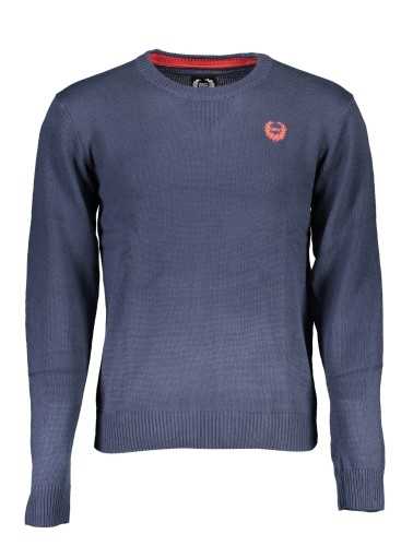 GIAN MARCO VENTURI MEN'S BLUE SWEATER