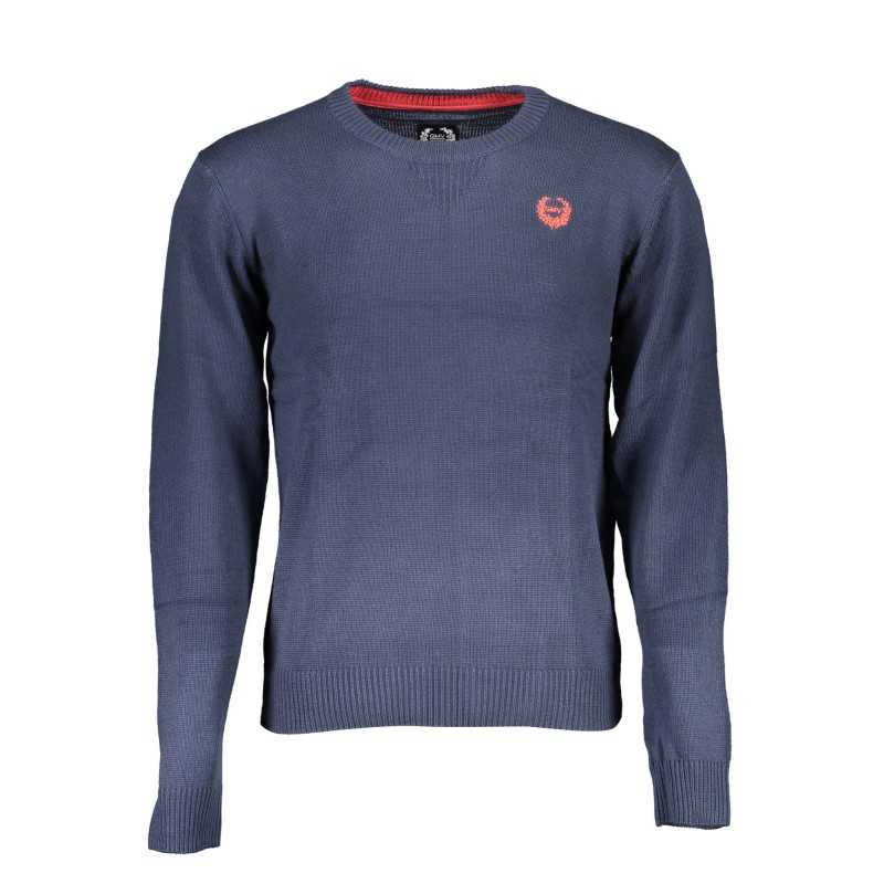 GIAN MARCO VENTURI MEN'S BLUE SWEATER