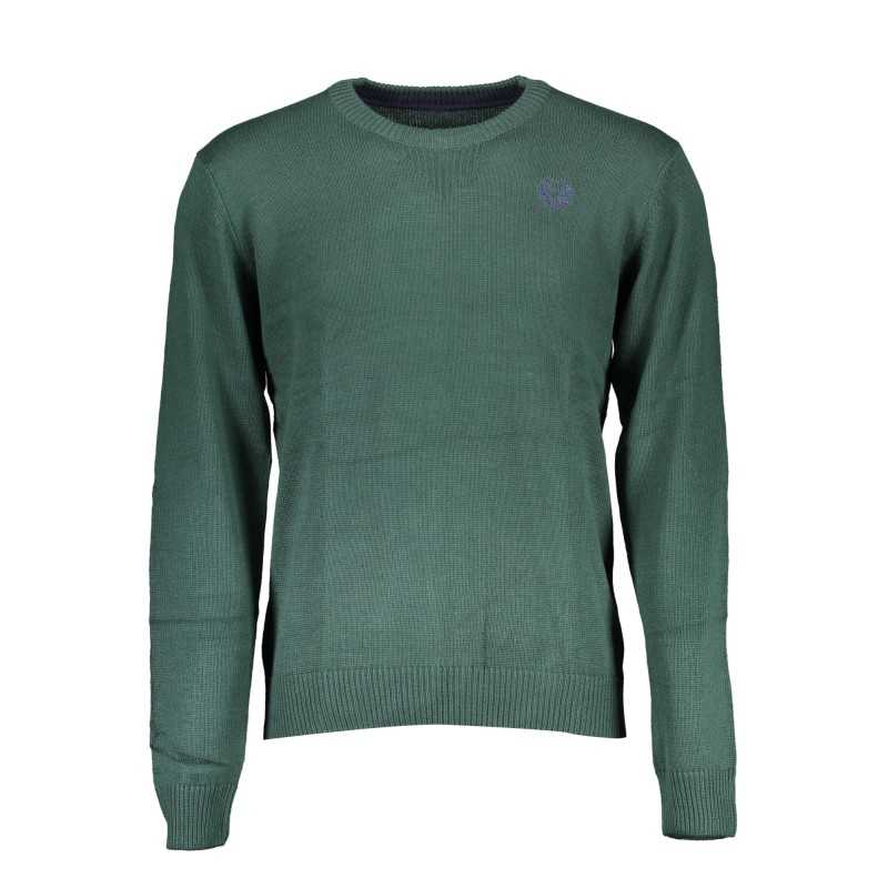 GIAN MARCO VENTURI MEN'S GREEN SWEATER