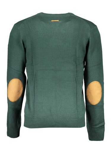 GIAN MARCO VENTURI MEN'S GREEN SWEATER