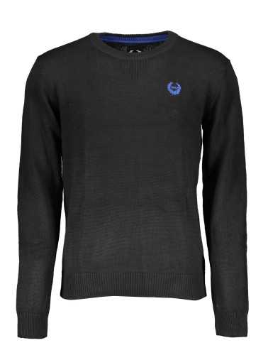 GIAN MARCO VENTURI MEN'S BLACK SWEATER