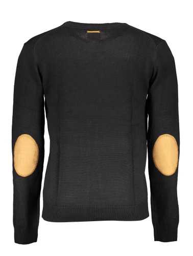 GIAN MARCO VENTURI MEN'S BLACK SWEATER