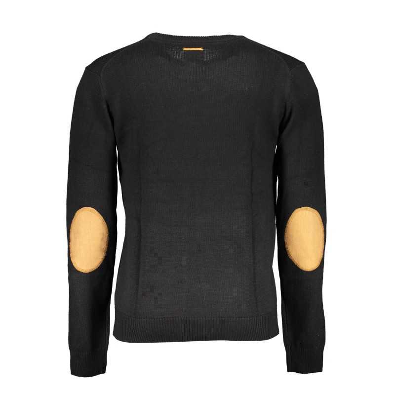 GIAN MARCO VENTURI MEN'S BLACK SWEATER