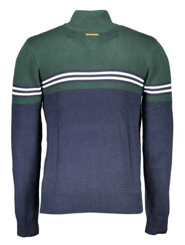 GIAN MARCO VENTURI MEN'S BLUE SWEATER