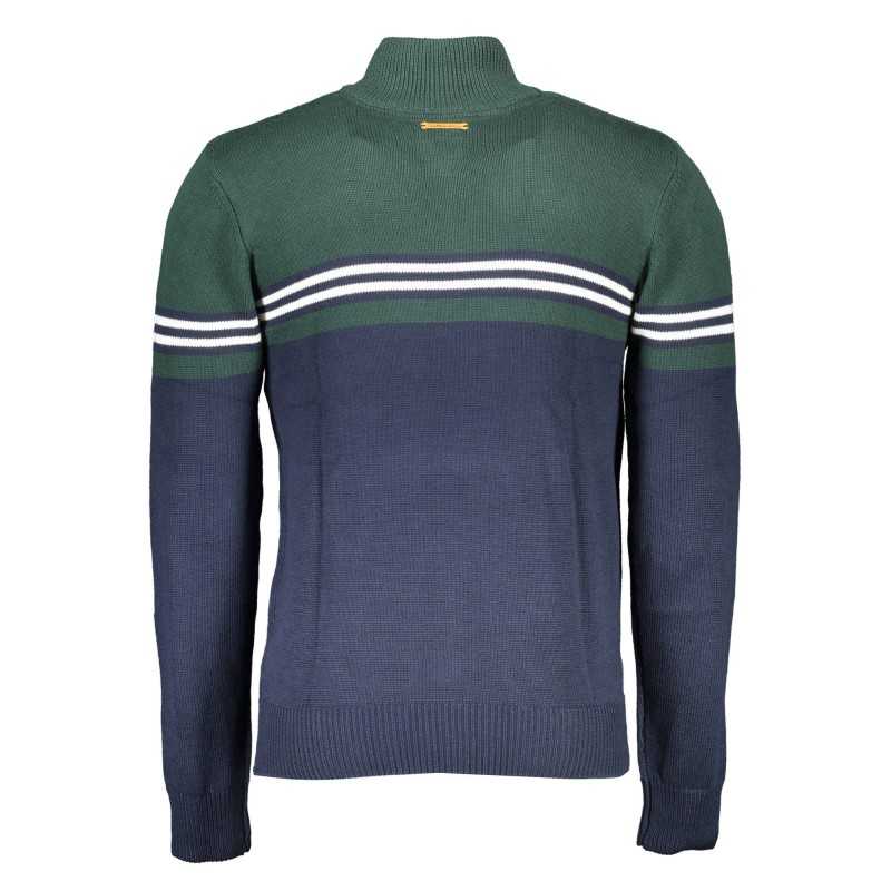 GIAN MARCO VENTURI MEN'S BLUE SWEATER