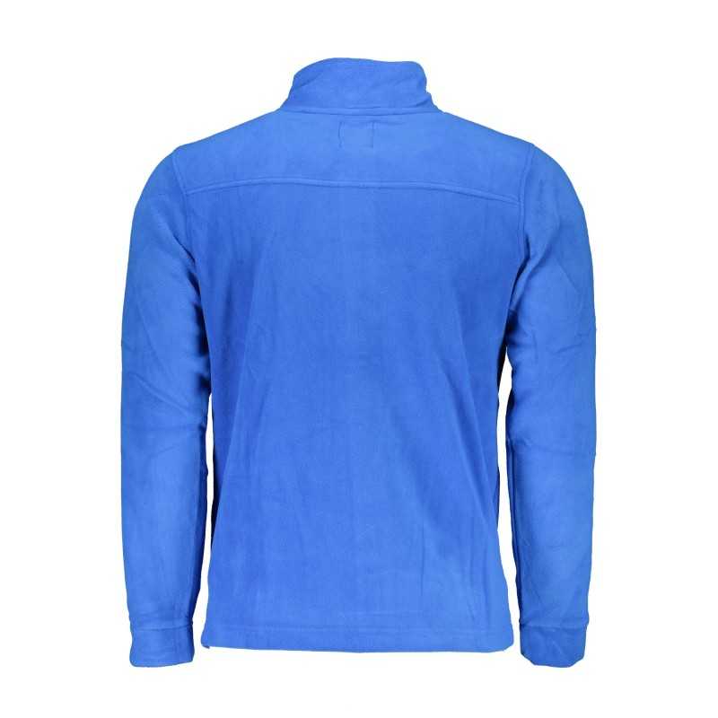 GIAN MARCO VENTURI MEN'S BLUE SWEATSHIRT WITH ZIP