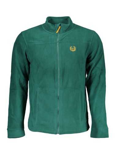 GIAN MARCO VENTURI SWEATSHIRT WITH ZIP MAN GREEN