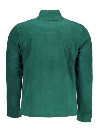 GIAN MARCO VENTURI SWEATSHIRT WITH ZIP MAN GREEN