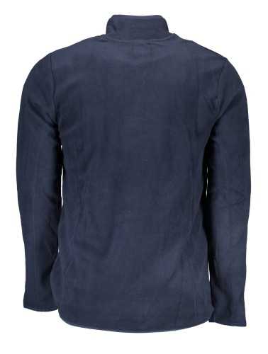 GIAN MARCO VENTURI MEN'S BLUE SWEATSHIRT WITH ZIP