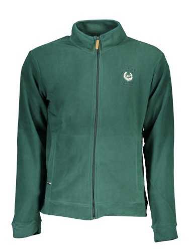 GIAN MARCO VENTURI SWEATSHIRT WITH ZIP MAN GREEN