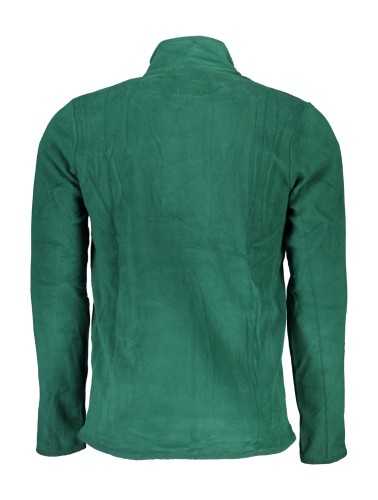 GIAN MARCO VENTURI SWEATSHIRT WITH ZIP MAN GREEN