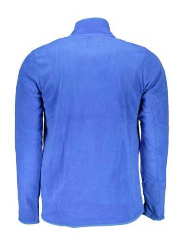 GIAN MARCO VENTURI MEN'S BLUE SWEATSHIRT WITH ZIP